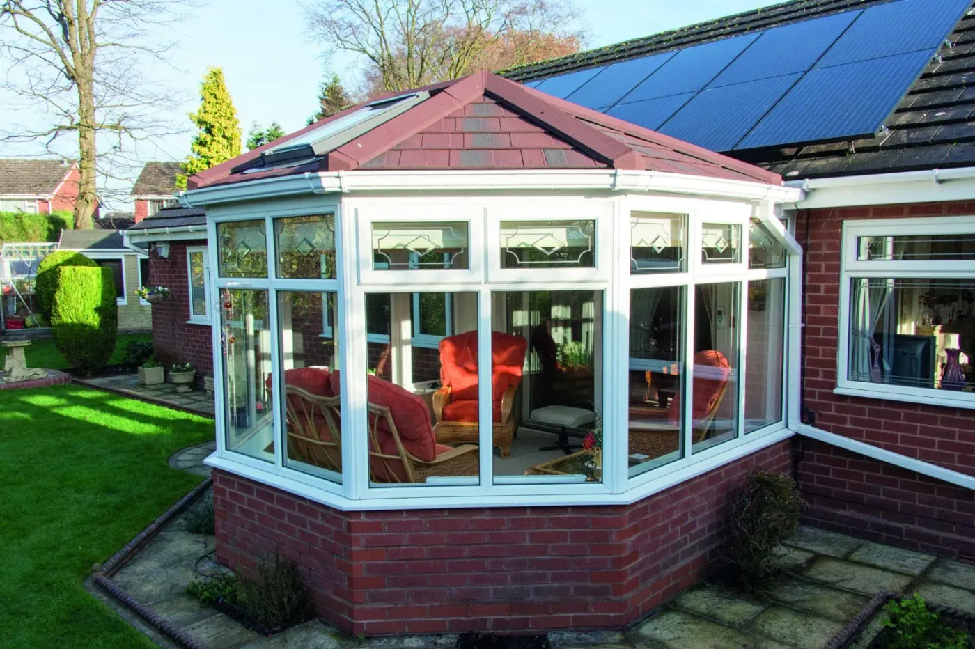 Conservatory roof replacement on a UK home